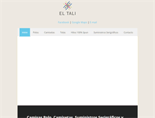 Tablet Screenshot of eltali.com